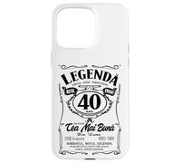 Romania 40 Cadou pentru 40 de ani, Tricou Aniversar romanesc Case for iPhone 15 Pro Max
