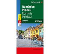 Romania and Moldova Road Map - 1:500,000 scale
