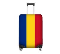 Romania Flag Luggage Cover Protector - Travel Suitcase Wrap in 3 Sizes - Durable Protective Case for Romanian Pride Trips