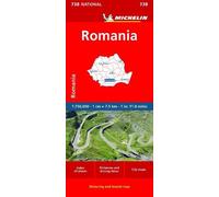 Romania - Michelin National Map 738