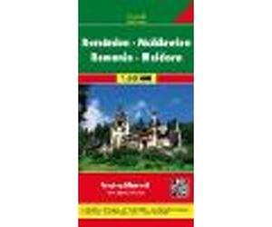 Romania - Moldova Road Map 1:500 000