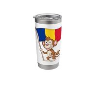 Romania Monkey/Romanian Fan Stainless Steel Insulated Tumbler