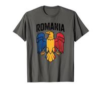Romania Pride Majestic Eagle Romanian Flag T-Shirt