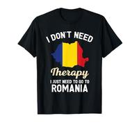 Romania Romanian Flag Map Travel Gifts T-Shirt
