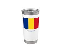 Romania Romanian Flag Souvenir Stainless Steel Insulated Tumbler
