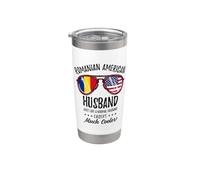 Romanian American Husband Romanian Heritage Stainless Steel Insulated Tumbler