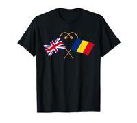 Romanian heritage UK Romanian British Flag Romanian Flag T-Shirt