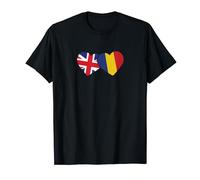 Romanian heritage UK Romanian British Flag Romanian Flag T-Shirt
