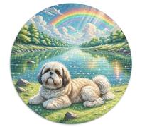 Romanian Mioritic Shepherd 1000 Piece Round Jigsaw Adults Challenging Game Amily Game Creative for Travel Gifts,Present 1000pcs (67.5x67.5cm)