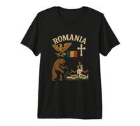 Romanian National Symbols Romania Premium T-Shirt