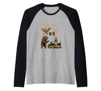 Romanian National Symbols Romania Raglan Baseball Tee