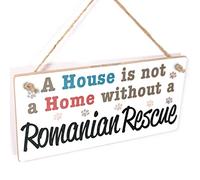 Romanian Rescue Home Sign, Pawprint Decor