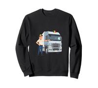 Romanian Trucker Flag Long Haul Driver Pride Sweatshirt