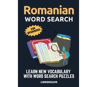 Romanian Word Search: Learn New Vocabulary with Word Search Puzzles (For Beginners)