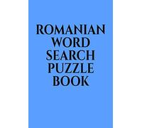ROMANIAN WORD SEARCH PUZZLE BOOK