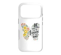 Romans 12:2 Bible Verse Spring Floral Butterfly Affirmation Case for iPhone 17 Pro