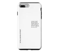 Romans 12, 9, Love Must Be Sincere, Hate Evil, Christian Case for iPhone 7 Plus/8 Plus