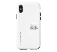 Romans 12, 9, Love Must Be Sincere, Hate Evil, Christian Case for iPhone X/XS
