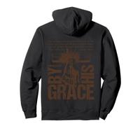 Romans 3:23-24, By His Grace Pullover Hoodie