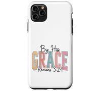 Romans 3:24 Scripture Divine Favor Design Case for iPhone 11 Pro Max
