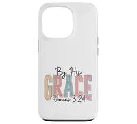 Romans 3:24 Scripture Divine Favor Design Case for iPhone 13 Pro