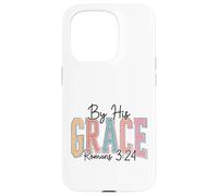 Romans 3:24 Scripture Divine Favor Design Case for iPhone 15 Pro