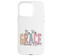 Romans 3:24 Scripture Divine Favor Design Case for iPhone 15 Pro Max