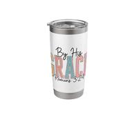 Romans 3:24 Scripture Divine Favor Design Stainless Steel Insulated Tumbler