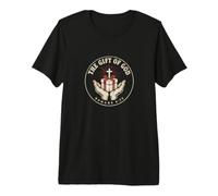 Romans 6 23 Eternal Life Cross Christian Christmas Faith Premium T-Shirt