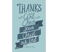 Romans 7:25 Hand Lettered Paperback, College-Ruled Journal