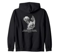 Romans 8:11 Angel Design - Spirit of God Lives in You Zip Hoodie