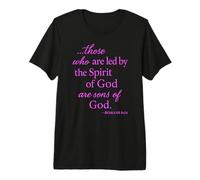 Romans 8 14 Those Who are Led by The Spirit Scripture Bible Premium T-Shirt