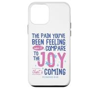 Romans 8:18 Bible Joy Is Coming Inspirational Christian Case for iPhone 12 mini