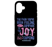 Romans 8:18 Bible Joy Is Coming Inspirational Christian Case for iPhone 16