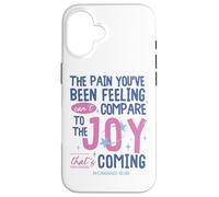 Romans 8:18 Bible Joy Is Coming Inspirational Christian Case for iPhone 16