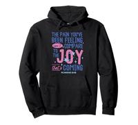 Romans 8:18 Bible Joy Is Coming Inspirational Christian Pullover Hoodie