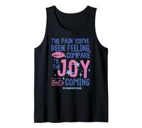 Romans 8:18 Bible Joy is Coming Inspirational Christian Tank Top