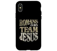 Romans 8:18 Team Jesus Bible Verse Christian Case for iPhone X/XS