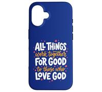 Romans 8:28 Bible Verse All Things Work Together For Good Case for iPhone 16