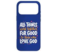 Romans 8:28 Bible Verse All Things Work Together For Good Case for iPhone 17 Pro Max