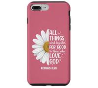 Romans 8 28 Bible Verse All Things Work Together For Good Case for iPhone 7 Plus/8 Plus