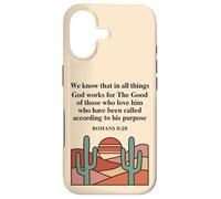 Romans 8:28 Bible Verse Christian Faith Desert Case for iPhone 17