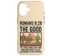Romans 8:28 God Works For Good Christian Faith Case for iPhone 16