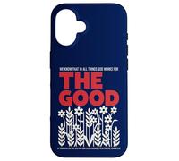 Romans 8:28 God Works For Good Christian Faith Case for iPhone 16