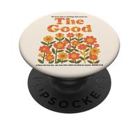 Romans 8:28 God Works For The Good Christian PopSockets Adhesive PopGrip