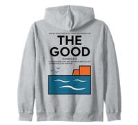 Romans 8:28 The Good Minimal Christian Zip Hoodie