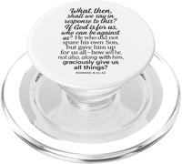 Romans 8:31-32 If God Is For Us Who Can Be Against Bible Son PopSockets PopGrip for MagSafe