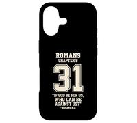 Romans 8:31 If God Be For Us Number 31 Bible Verse Case for iPhone 17