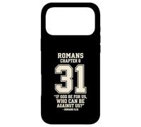 Romans 8:31 If God Be For Us Number 31 Bible Verse Case for iPhone 17 Pro Max