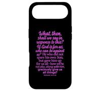 Romans 8:31 If God Is For Us Who Can Be Against Bible Son Case for iPhone Air